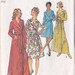 Misses Robe Pattern, Simplicity Pattern Number 5989 Size Large 16 -18, Vintage 1970s Long or Short Length - Cut but Complete