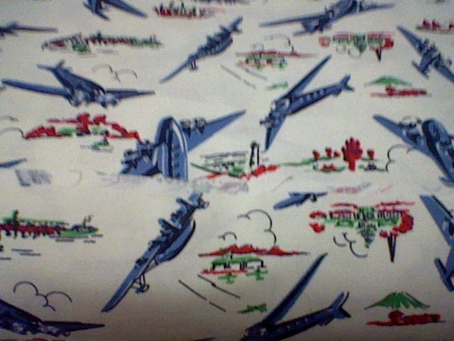Michael Miller Wild Blue Yonder - set of 2-15" X 22" pieces