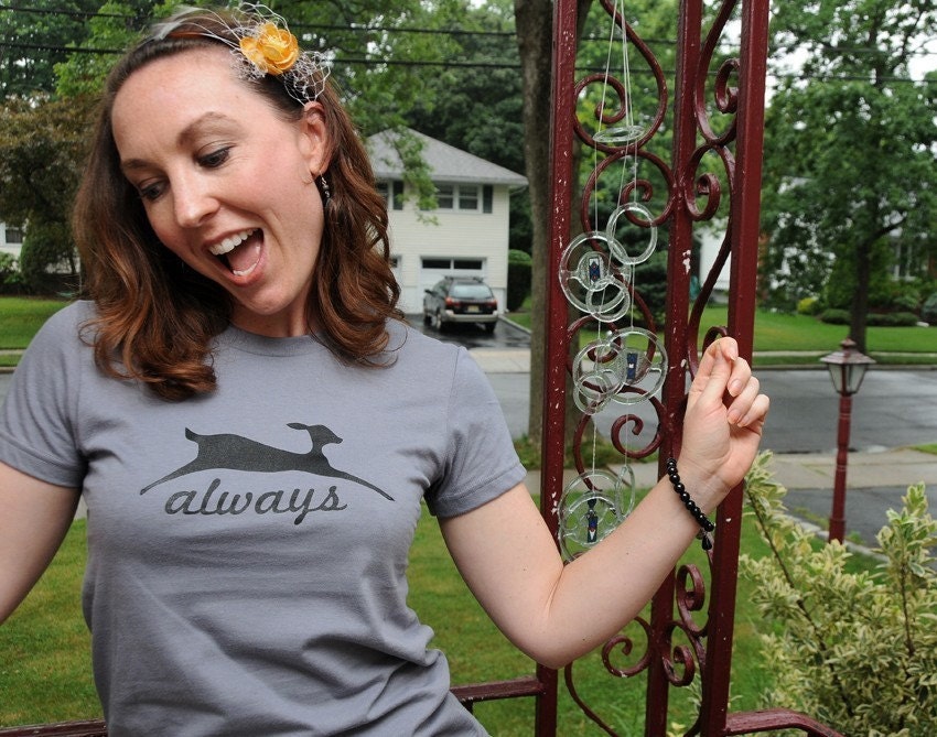 Always tee. Women's American Apparel fitted tee LARGE