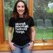 Marauder's Tee, Women's American Apparel fitted tee MEDIUM in BLACK