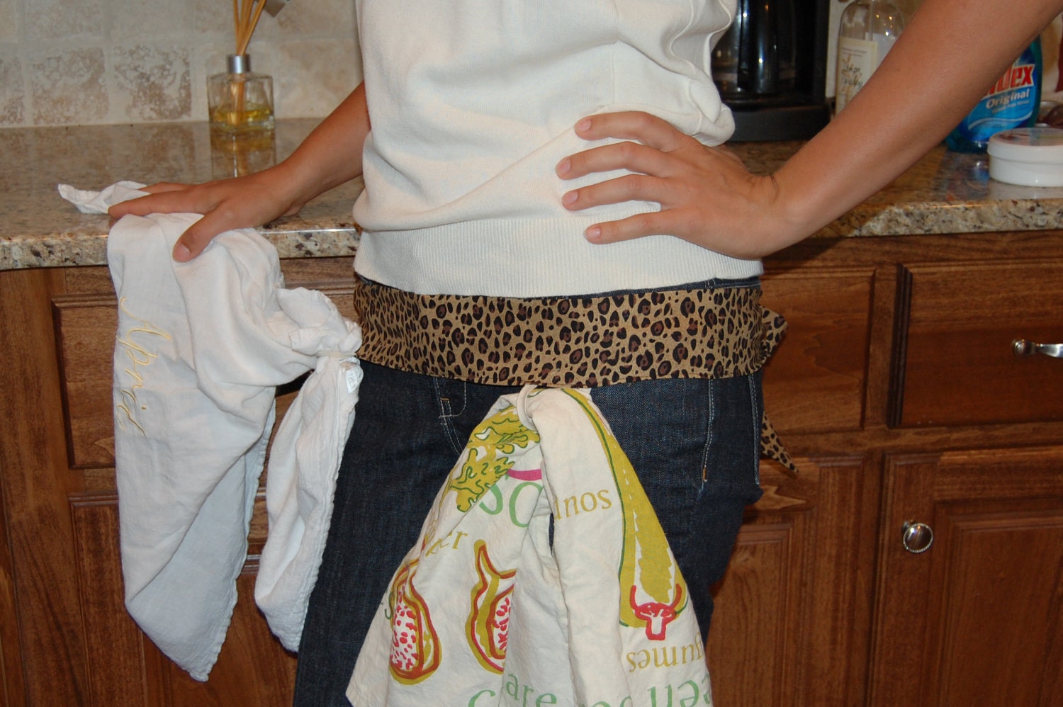The Hipster - Apron - Towel holder