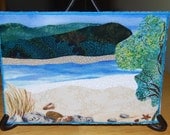 Fabric Landscape Postcard