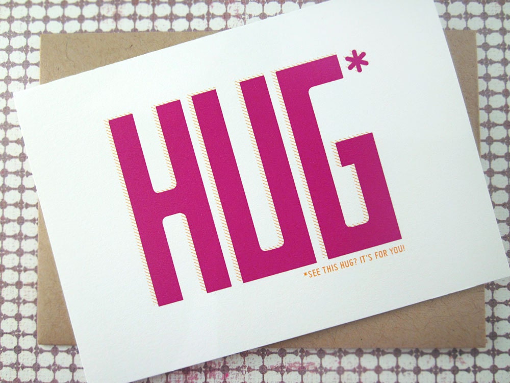 This Hug's For You - Greeting Card