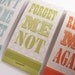 Friendly Reminder Matchbook Handmade Notepads - 3PK
