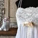 Vintage Romantic White Lace Slip Dress