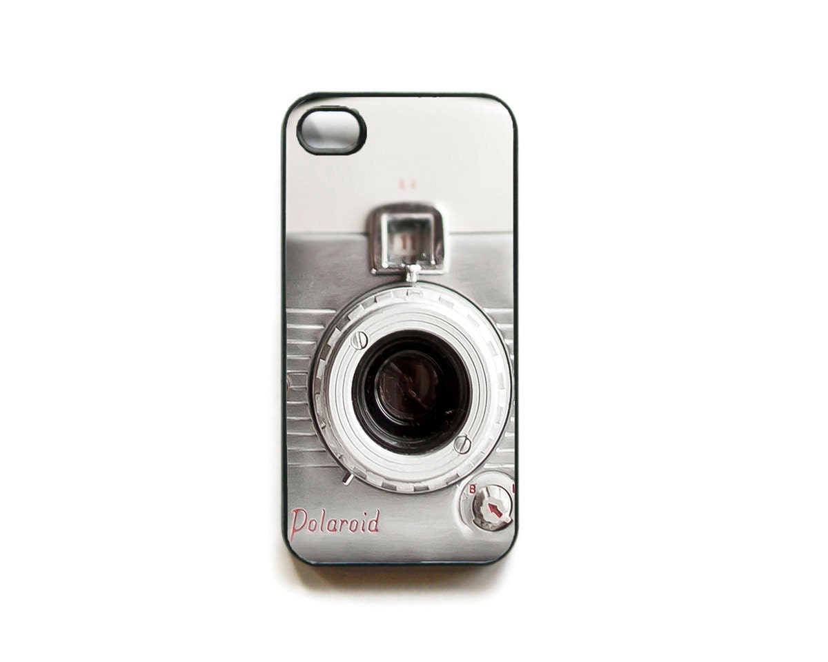 iPhone 4 case - Retro Hipster Polaroid camera iPhone case - unique accessory for iPhone 4 and 4s cell phone retro (In STOCK) - Raceytay