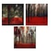 Red Forest gift set 3 12x12 photos for Ikea Ribba - black and red Canada forest set for men and women