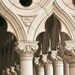 Architecture Photograph - old Venice photography - black and white art, geometric decor, columns, 8x10 photo