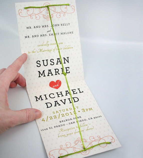 Tie The Knot Wedding Invitation Suite
