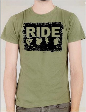 RIDE Band Vintage Retro T Shirt CHOOSE COLOR