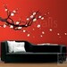Wall Decal Cherry Blossom wall decals vinyl wall decals nursery wall decals Branch wall mural Plum Sakura Tree Wall Decal Home Decor Art