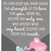Elephant Quote Poster for Baby's Nursery, 11" x 14" print