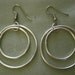 Surgical Steel Earrings - "Silver Double Hoops" (Hypoallergenic Earrings for Sensitive Ears) by Pretty Sensitive Ears