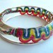 Rainbow Resin Friendship Bracelet