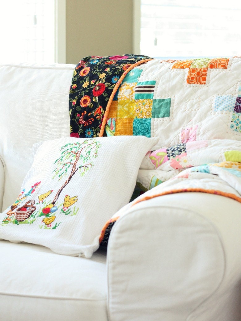 Modern Granny Square Quilt