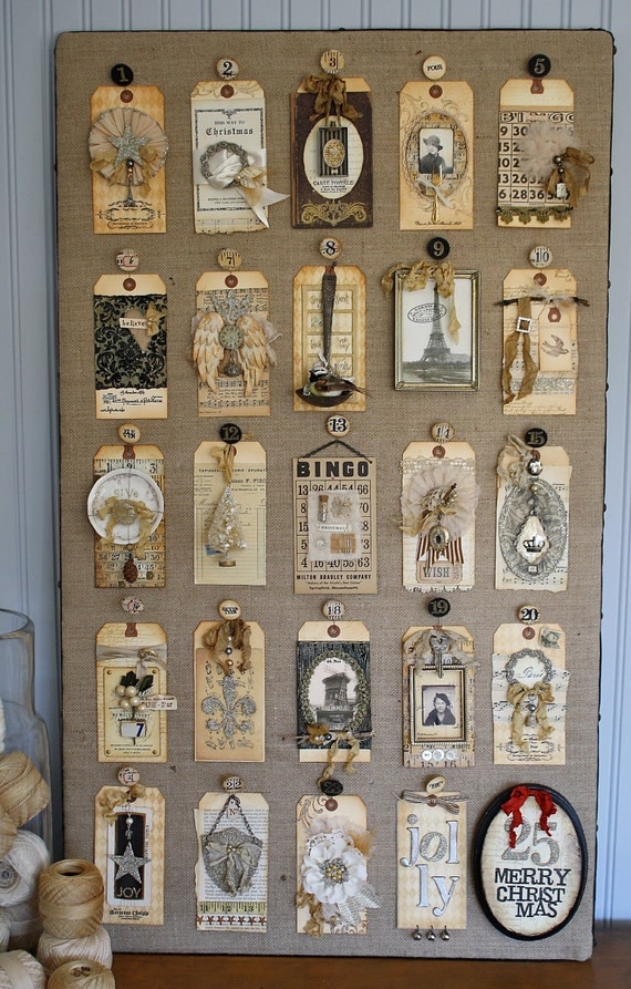 Junk Drawer Advent Calendar Digital Download of Instructions