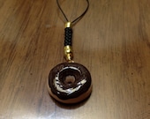 Yummy Chocolate Frosted Donut Cell Phone Charm