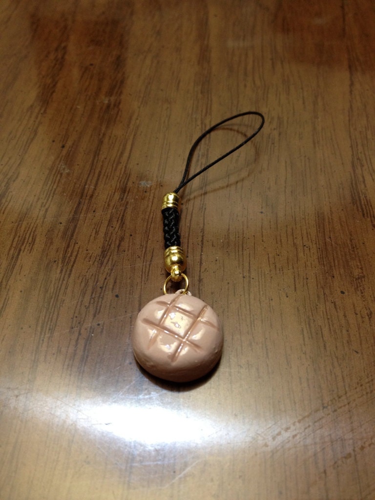 Yummy Melon Bun Cell Phone Charm