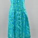 Vintage EMILIO PUCCI Sleeveless Cotton Floral Dropped Waist Dress