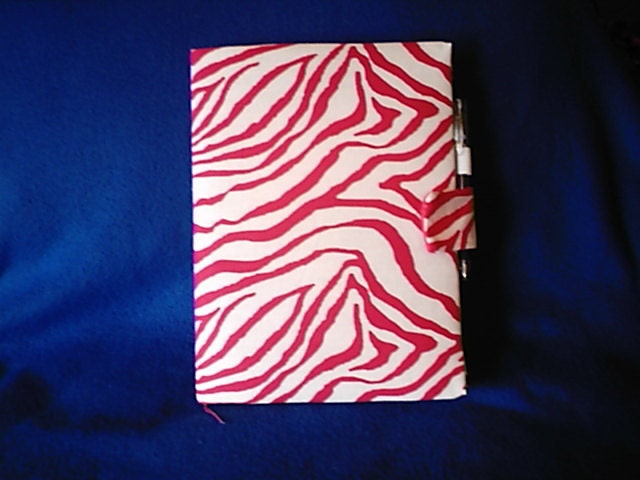 Writing Journal Pink Zebra