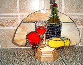 CLEARANCE Stained Glass Fan Lamp
