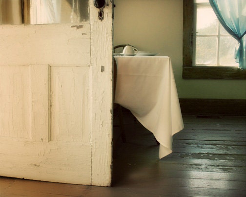 Country Kitchen Photograph - Amish, farmhouse, rustic, white, simple, 8x10 - FirstLightPhoto