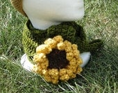 Sunflower Scarf: CROCHET PATTERN