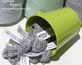 Baker's Twine - Almost Black (Very Dark Brown) and White  -- 20 Yards