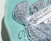 150 Yards -- Bakers Twine ASSORTMENT -- Light Blue, Lime, Red, Chocolate Brown, and Almost Black