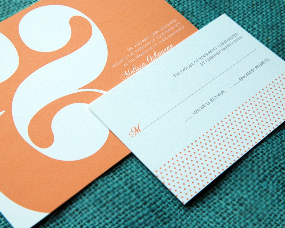 Wedding Invitation Sample - Ampersand