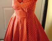DIY Dress Sewing Kit for a 1950s Swing Dress Made to Fit You Any Size Any Color