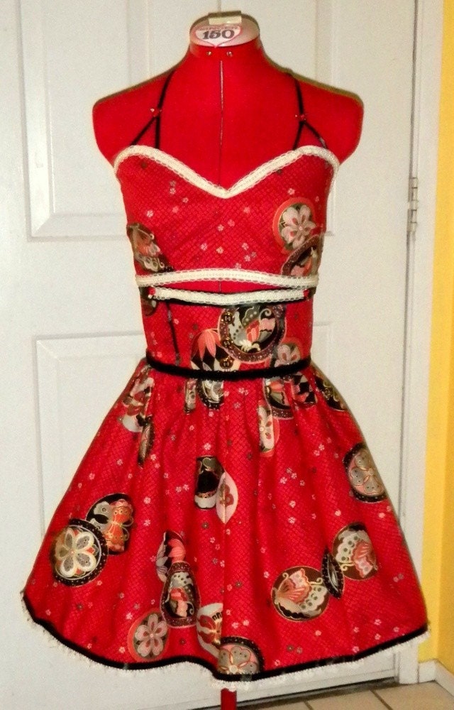 Pinup 1940s Bombshell Two Piece, Made For You, Any Size, Length, Fabric, Vintage Inspired Original Design