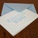 A Kinda Formal Thank You Card- sky blue and gray ST0001