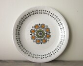 Kathie Winkle Handpainted Ironstone Plate