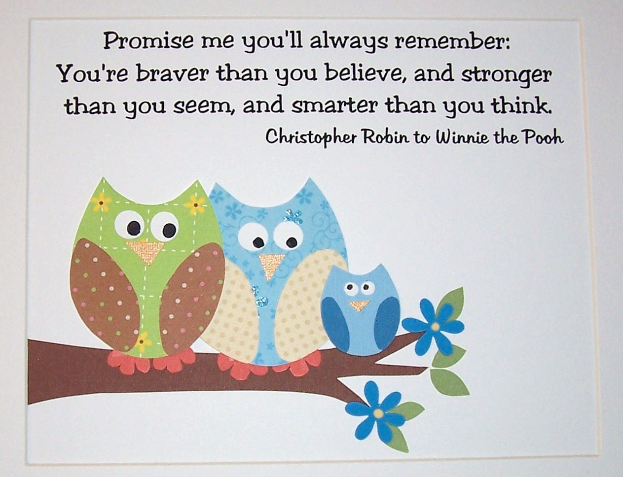 Kids Wall Art, Baby Boy Room Decor, Nursery Decor, Children's Art, Elephant, Quote, From the moment.., 8x10 Print
