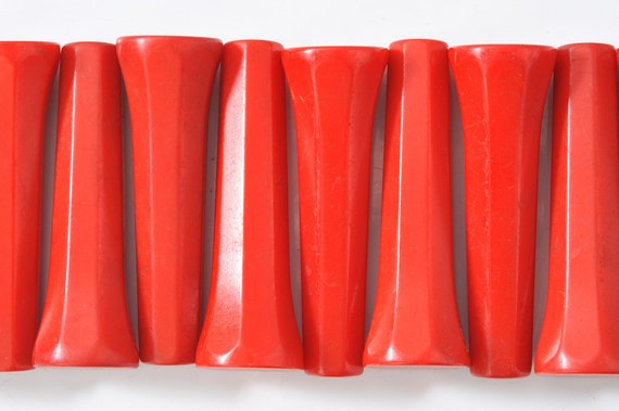 1940's Red Bakelite Catalin Handles