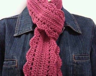Skinny Scarf Crochet Pattern No.508 Emailed2U by ...
