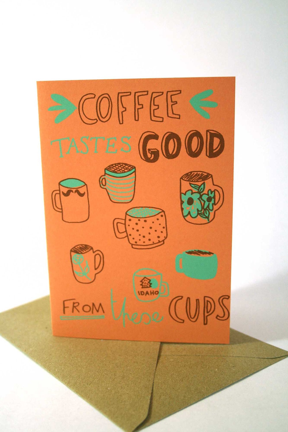 Coffee Cups card