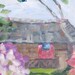 Original OIl Painting Fine Art Impasto Texture Abstract Impressionist Landscape by Rebecca Croft