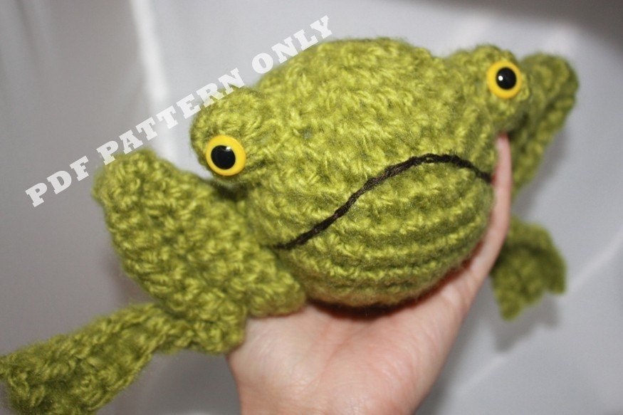 Frog Prince Crochet Pattern -- PDF Amigurumi