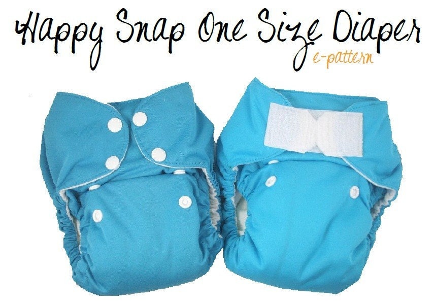 Happy Snap One Size Diaper Pattern
