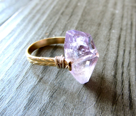 Sweet Oblivion Lavender Amethyst Cocktail Ring