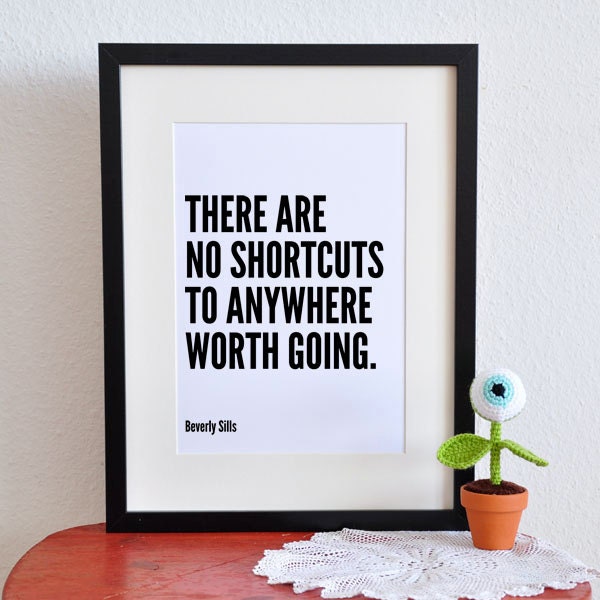 Printable 8x10 Poster. No Short cuts. For Ribba Frame. DIY. PDF.