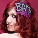 BAM Rhinestone Fascinator, Hot pink and crystal, As seen in Curve magazine