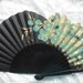 hand painted spanish fan FREE SHIPPING