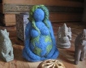Mother Earth - blue - Original design by Borbala Arvai, READY TO SHIP