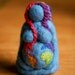 RESERVED FOR mricheso - Needle Felted Mother Earth - RAINBOW colors - diversity, fertility, love - Made to order