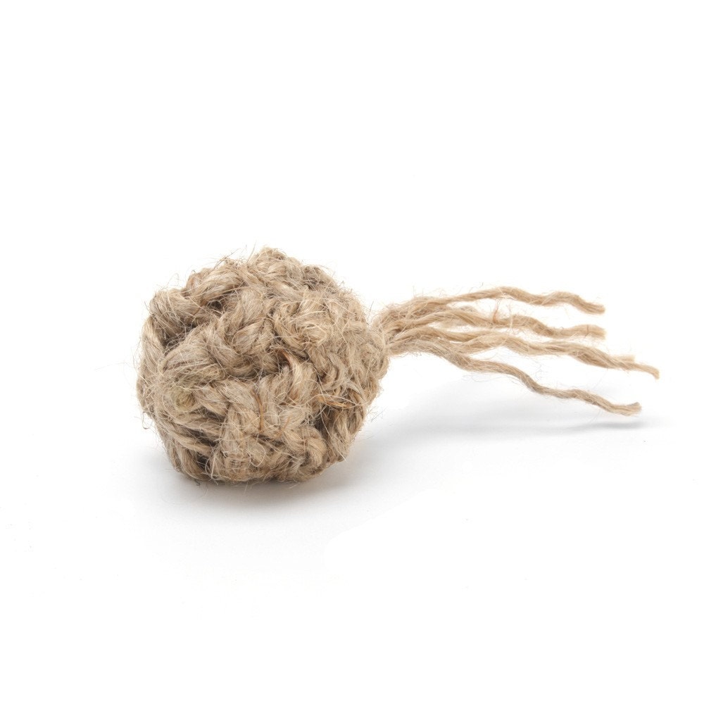 Jute Bomb - Natural Jute Cat Toy