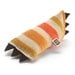 Small ModKicker Catnip Cat Toy (Orange-Gold Velvet Stripes)