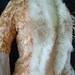 Vintage 1930s Jean Harlo Boudior Wrap Robe with Maribou Ostich Feathers